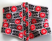 Corset Cincher Belt Ribbon / Pink White Black Silver Brocade / Custom - Lulu Ribbon Corset