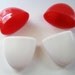 Retro Plastic Salt and Pepper Set with Metal Rack