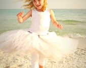 Satin Wrapped Waist Flower Girl Portrait Tutu