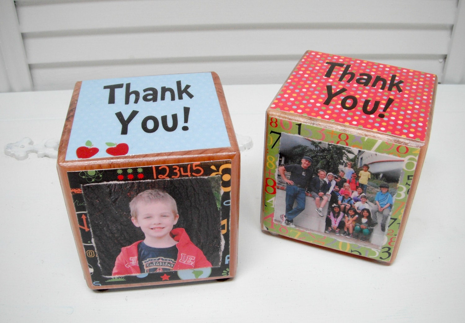 Personalized Teacher Gift - Photo Cube