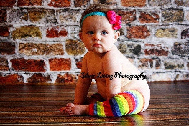 SET of 2 6'x6' Photography Backdrops LARGE Dark Wood Floor AND Brick Wall Vinyl