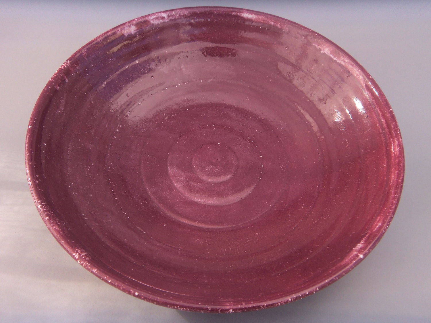 Rustic Red Platter Bowl