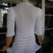 Handmade knitted costume cardigan shorts in white cottonOOAK by golden yarn