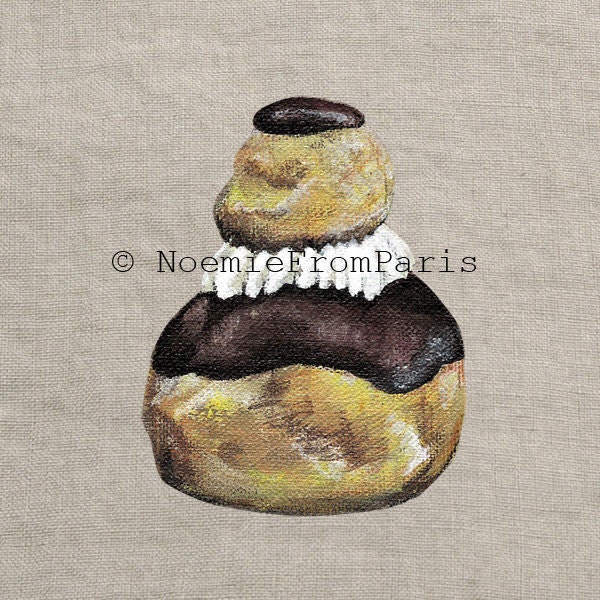 Digital Download Religious Chocolate French pastry Transfer to fabric burlap, Pillows, T-Shirts, Tote Bags