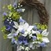 Floral Wreath, Spring Door Wreath, Summer Wreath, Wedding, Mother's Day Gift