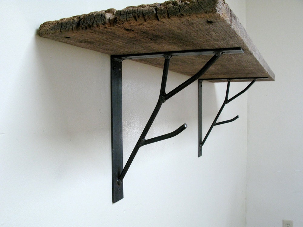 Branch shelf bracket painted finish