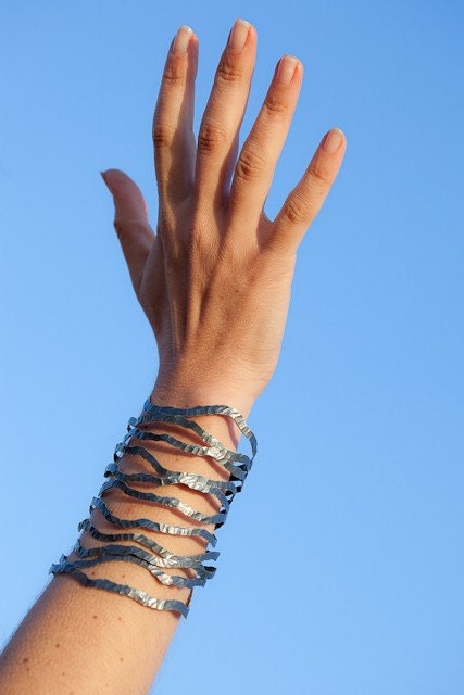 Special Unique Oxidized Silver Bracelet