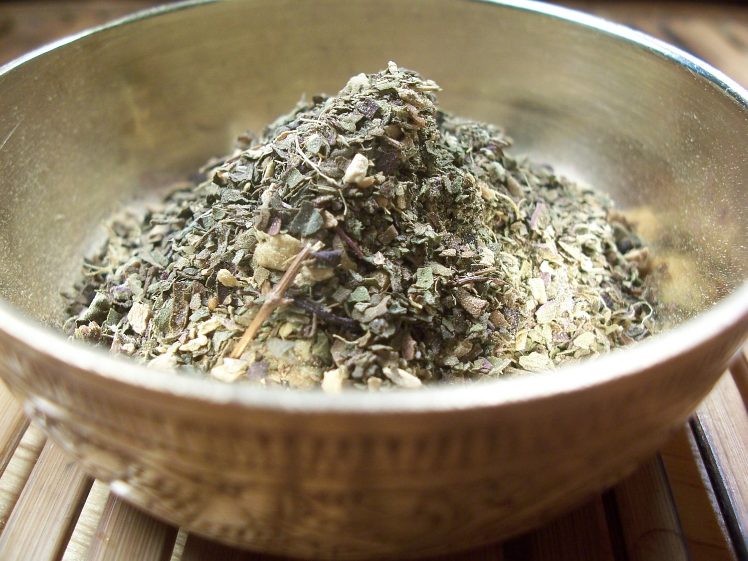 Holy Ginger Tea, a caffeine-free blend of ginger and holy basil (20 Bags)