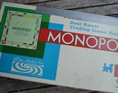 Vintage Monopoly Game circa 1961