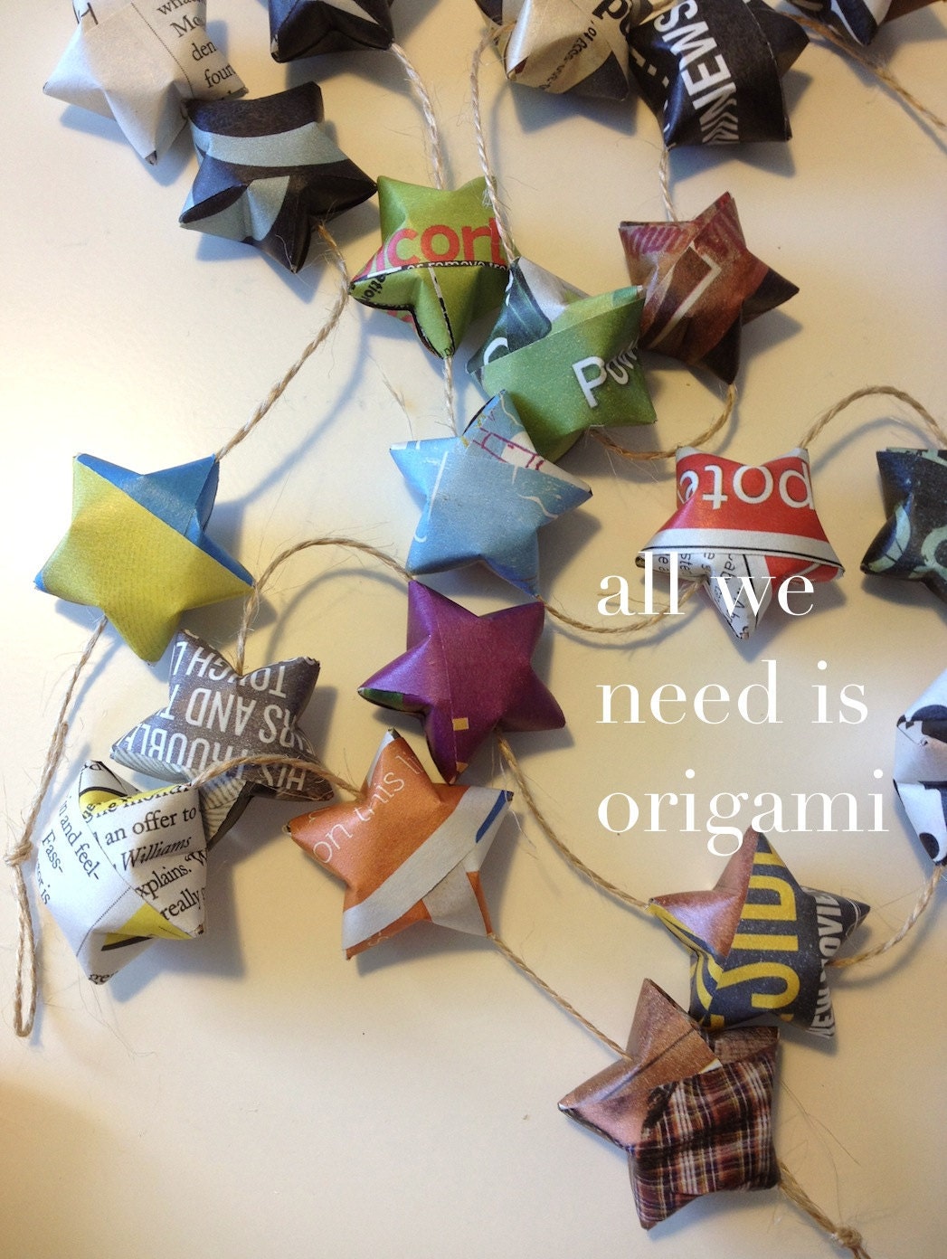 Recycled Origami