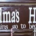Grandma's House picture display sign