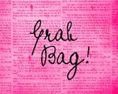 Grab Bag Mixed-Media Art Materials, Clearance Sale, Assortment, Scrapbooking, Paper