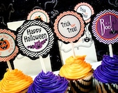 Halloween Cupcake Toppers-NOT PRINTABLE
