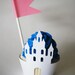 Castle Cupcake Wrappers In Your Choice of Color Qty 12 By Your Little Cupcake