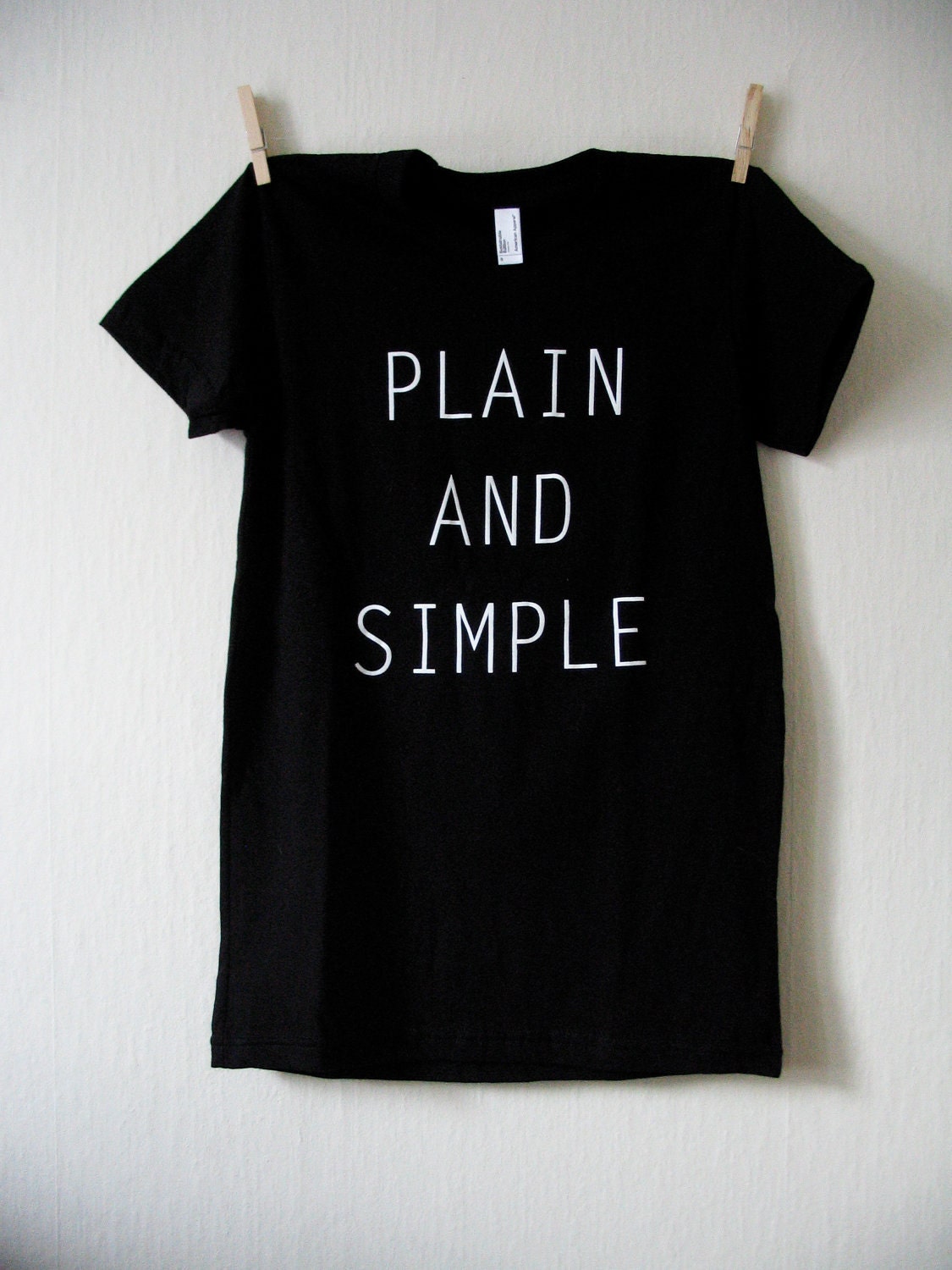 Plain and Simple Silkscreen Tshirt