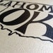 Oklahoma OK - White Background - 8x10 Illustrated Print by Mandipidy