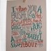 Bushel and a Peck - Red, Teal, Gray Vintage Text - 8x10 Illustrated Print by Mandipidy
