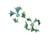 Turtle Piggy-Tail Hairbow Set