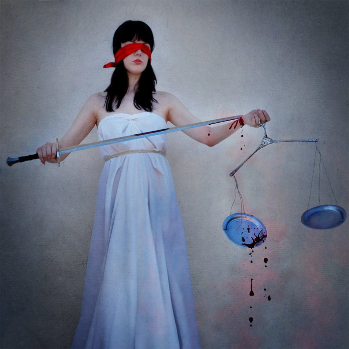 Unjust - Sarah Allegra Artistry Fine Art Print- Size Small 8x12