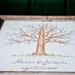 ORIGINAL Watercolor Thumbprint / Fingerprint Tree 22" x 28" Wedding Guest Book / Keepsake