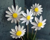 Aster Daisies, Daisy Paper Flowers, Origami Flowers to add to a Bouquet - Free shipping
