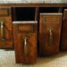Table Top Oak Mission File Cabinet /Reserved for Rebeka