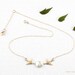 Pearl necklace gold "Birdy McBride" bird charm