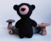 Needle felted bear