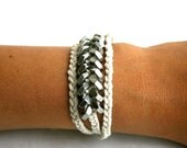 LUXLA Silver Hex Bracelet
