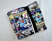 Bifold Superman Color Comic Unisex Wallet with Black Interior 6 Slots and Cash Holder for all ages