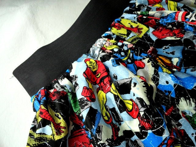 The Avengers High Waisted Skirt