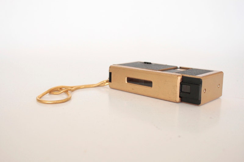 Super mini 110 vintage golden camera