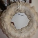 Burlap Bubble Wreath with Feathers and Custom Monogram Letter- A MUST SEE