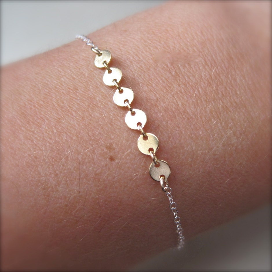 Simplicity Silver & Gold Bracelet