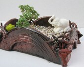 Small stone elephant
