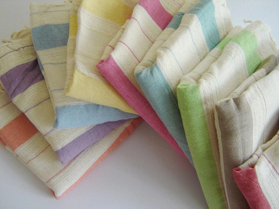 Turkish Bath Towel, Peshtemal, Beach, Spa, Yoga Towel, Sarong, 100% Cotton, DeepPink