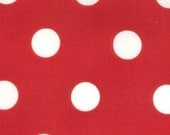 Fabric Dottie by Moda Fabrics Christmas Red 45008 12 - quilting fabric - cotton fabric