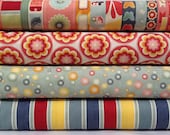 Salt Air by Cosmo Cricket Bundle of 4 half yards - quilting fabric - cotton fabric