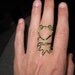 Wire Wrapped Kermit The Frog MADE to ORDER Adjustable Ring Medium