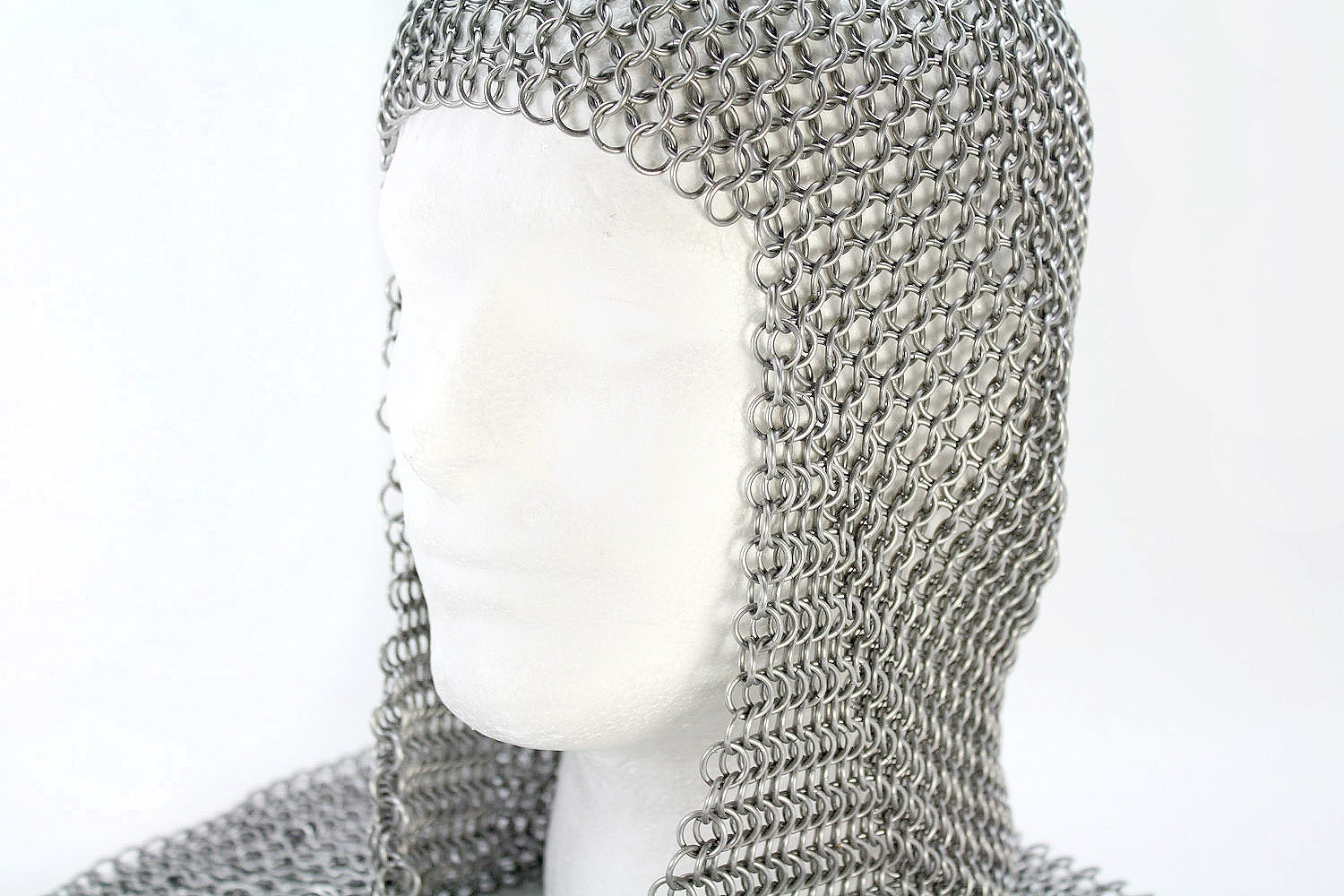 Knight Armor Chainmaille Coif