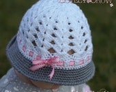 Cloche Crochet Pattern for My ANGEL BABY Cloche digital