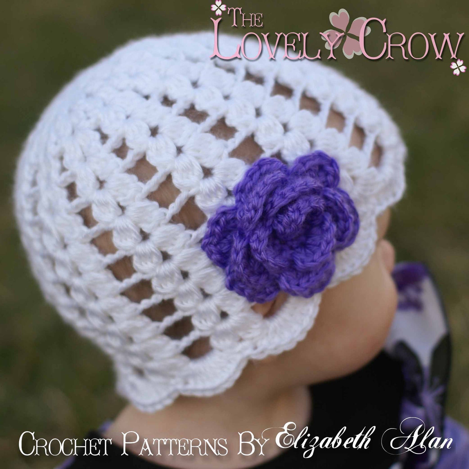 Spring Girl Hat Crochet Pattern for SPRING PROMISES BEANIE digital