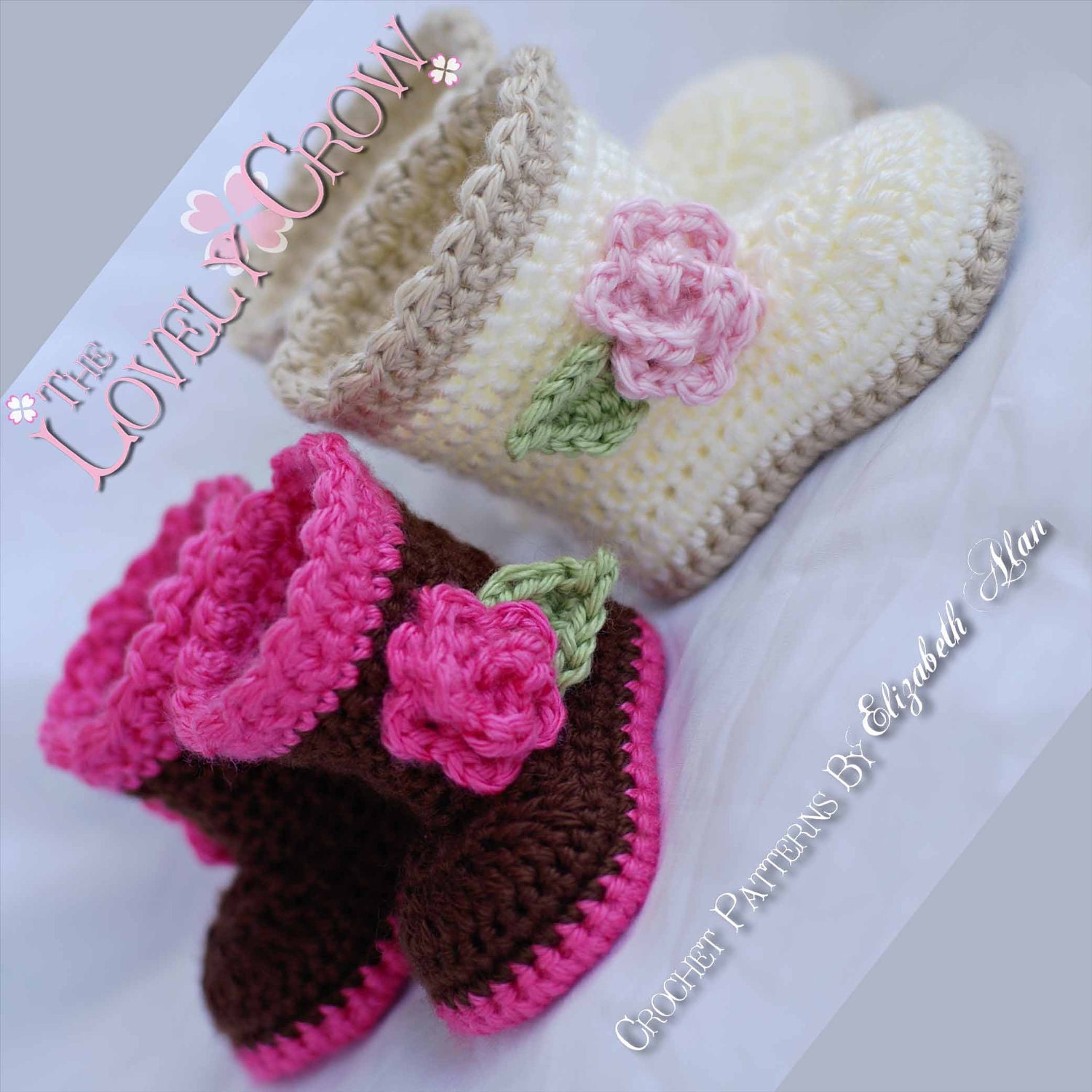 Baby Boots Crochet Patterns All 4 Patterns, one great deal. digital