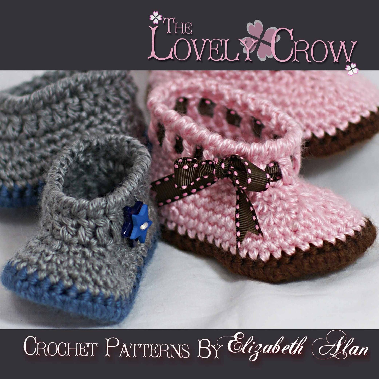 Baby Slippers Crochet Pattern for MY ANGEL BABY booties digital