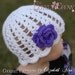 Baby Beanie Crochet Pattern for SPRING PROMISES BEANIE