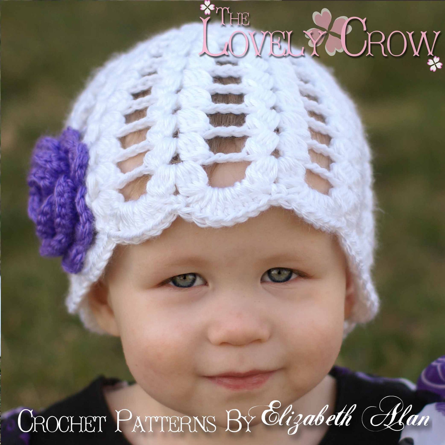 Baby Beanie Crochet Pattern for SPRING PROMISES BEANIE