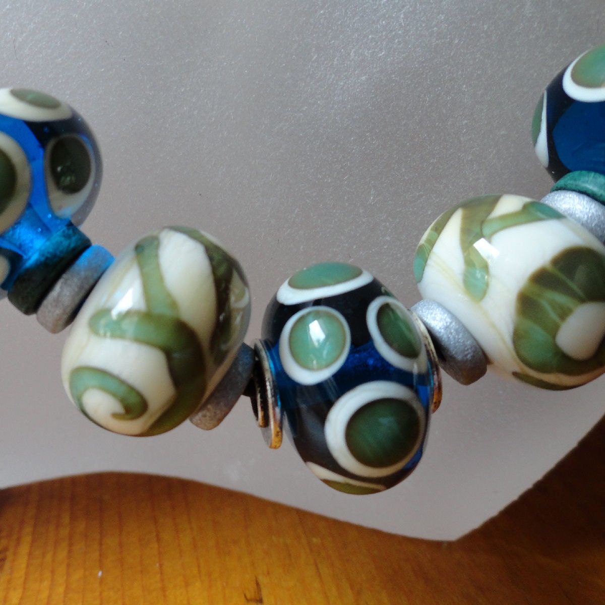 Handmade Artisan Lampwork Limpid Necklace
