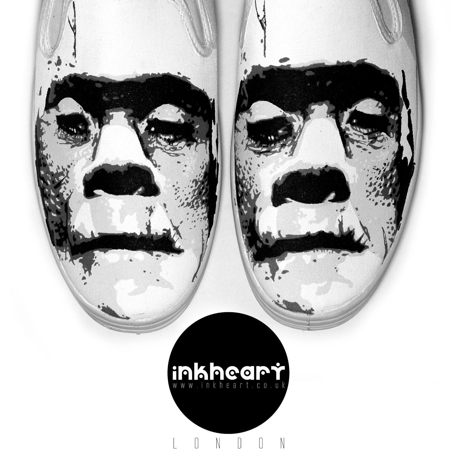 Shoes Custom Horror Frankenstein Kicks