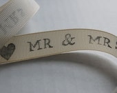 Personalized Stamped Ribbon - 4 Yards