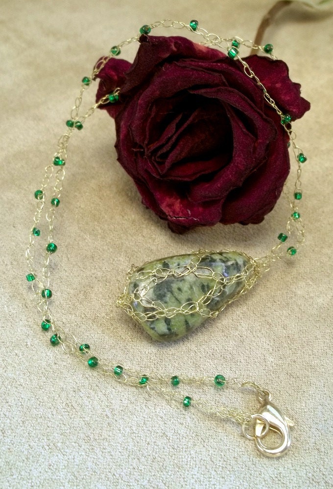 Green Jasper Pendant
